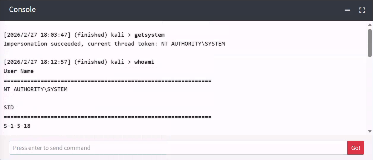 c2 console