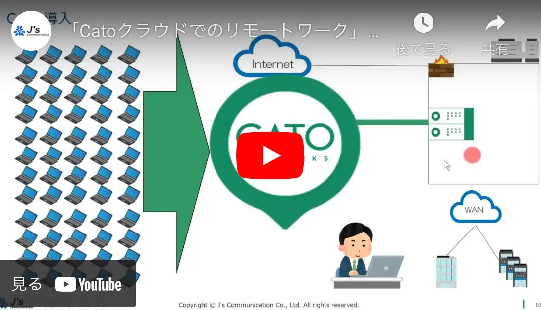 Catoクラウドでのリモートワーク 動画
