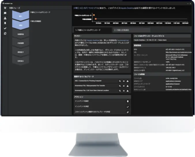 AIが脅威を関連付け “Cyber AI Analyst”