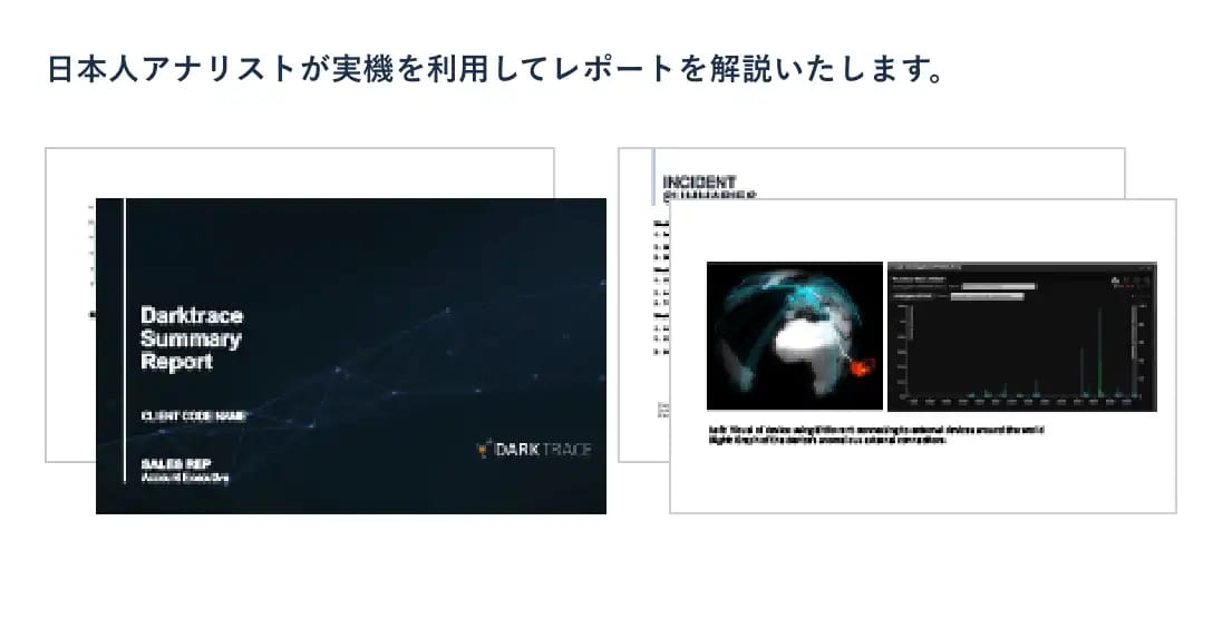 日本人アナリストが実機を利用してレポートを解説いたします。