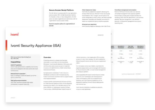 データシート：ISA6000,ISA8000