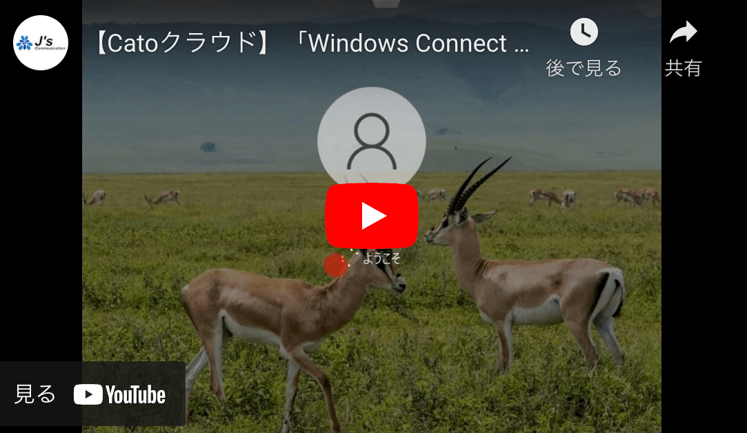 Windows Connect on boot and Never Off デモンストレーション 動画